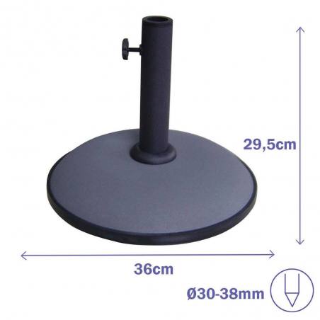 Marbueno Cement Umbrella Base for Garden