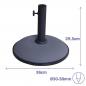 Marbueno Cement Umbrella Base for Garden