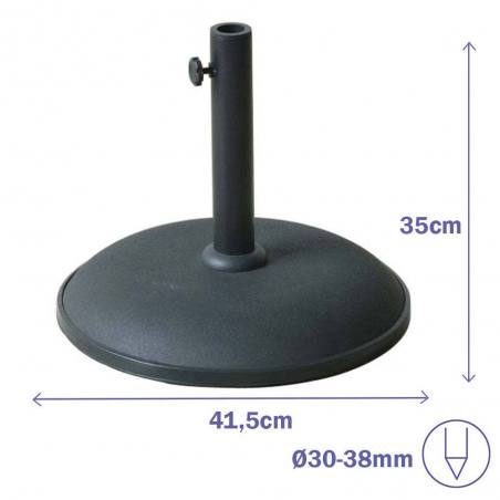 Marbueno Umbrella Base 15KG Ø41.5x35 cm