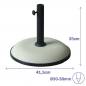 Marbueno Umbrella Base Cement 15KG for Garden