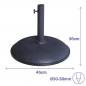 Cement umbrella base 20KG 45x36 cm