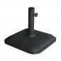Marbueno Square Umbrella Base in Black Cement for Garden