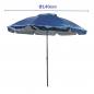 Marbueno 140 cm Folding Umbrella for Garden and Beach