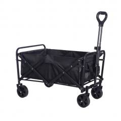Marbueno carro plegable acero 100 kg negro playa y camping