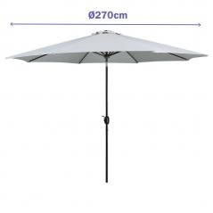 Marbueno 270 cm Outdoor Garden Umbrella