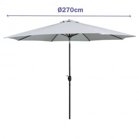 Marbueno 270 cm Outdoor Garden Umbrella