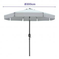 Marbueno Garden Umbrella 300 cm with Steel Structure
