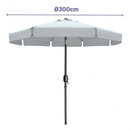 Marbueno Garden Umbrella 300 cm with Steel Structure