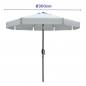 Marbueno Garden Umbrella 300 cm with Steel Structure