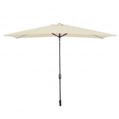 Marbueno Umbrella Steel 200x300 cm Beige for Garden