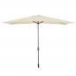 Marbueno Umbrella Steel 200x300 cm Beige for Garden