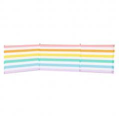 Portable steel windbreak for beach and garden