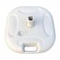 Marbueno Base Sombrilla Plástico 45x45x14 cm 20L Blanco para Jardín, Piscina y Terraza MARBUENO SUMMER 10500