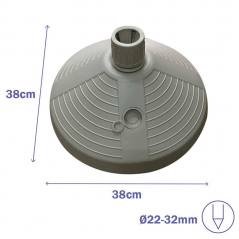 Marbueno Umbrella Base Plastic 10L for Outdoors
