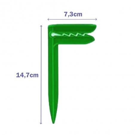 Marbueno Pinza para Toalla Set 4 Unds Plastico Color Surtido
