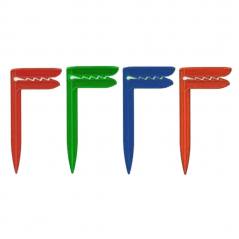 Marbueno Pinza para Toalla Set 4 Unds Plastico Color Surtido