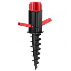 Marbueno Pincho Parasol Plastico Negro 37x6x6 cm Playa y Jardin