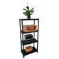 Marbueno 4-Shelf Plastic Shelf 61x31x131 cm