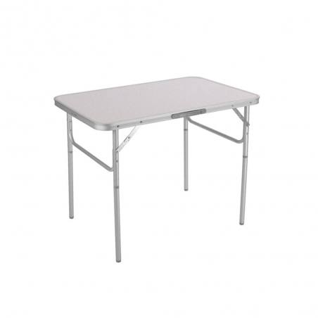 Mesa Plegable Aluminio Blanca Marbueno para Camping y Playa