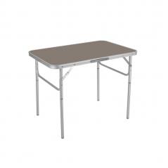 Mesa Plegable Marrón Aluminio 90x60x39/70 cm Marbueno