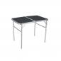Mesa Plegable Gris Aluminio 90X60X39/70 cm Camping Marbueno