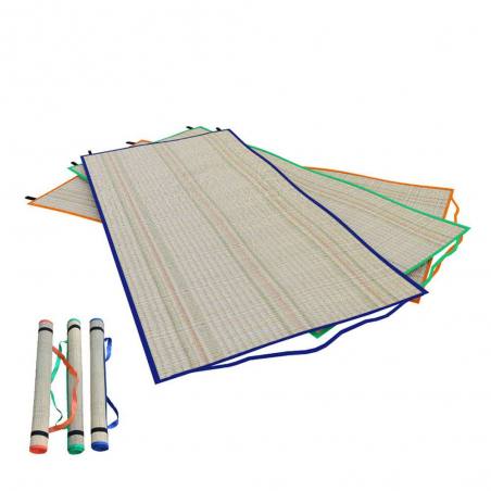 Esterilla Marbueno con asa color verde 90x180 cm para playa