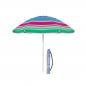 Sombrilla Nylon Acero Con Funda Rayas Azul, Rosa y Verde 160 cm Jardin, Playa MARBUENO SUMMER 10093R2