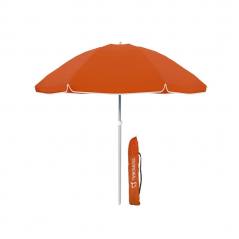 Sombrilla Oxford de Aluminio Naranja 180 cm Jardín, Playa y Piscina MARBUENO SUMMER 10109N