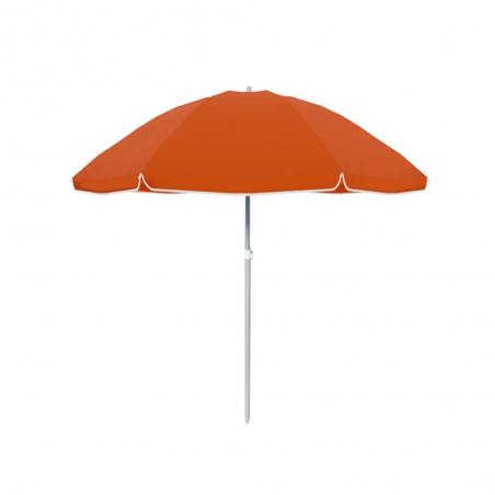 Sombrilla Oxford de Aluminio Naranja 180 cm Jardín, Playa y Piscina MARBUENO SUMMER 10109N