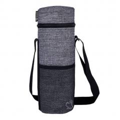 Marbueno Botellera Poliester Color Gris 1,5L 32x10 cm