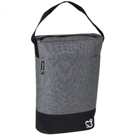 Nevera de Poliéster Color Gris 34x28x12,5 cm Marbueno Summer