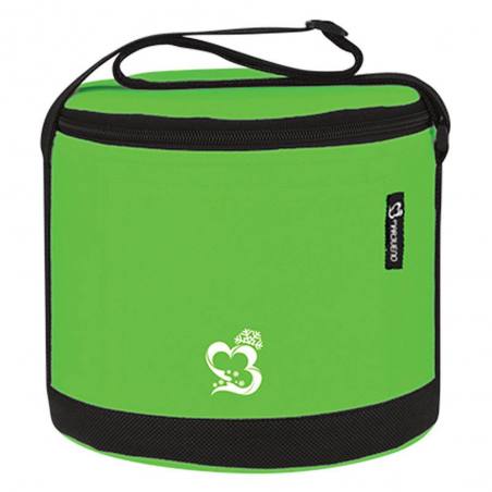 Nevera de Poliéster Color Verde 22x18 cm para Camping y Playa MARBUENO SUMMER