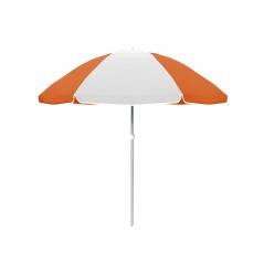 Marbueno Sombrilla Oxford Acero Naranja 180 cm Jardín Piscina Playa