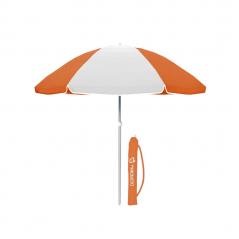 Marbueno Sombrilla Oxford Acero Naranja 180 cm Jardín Piscina Playa