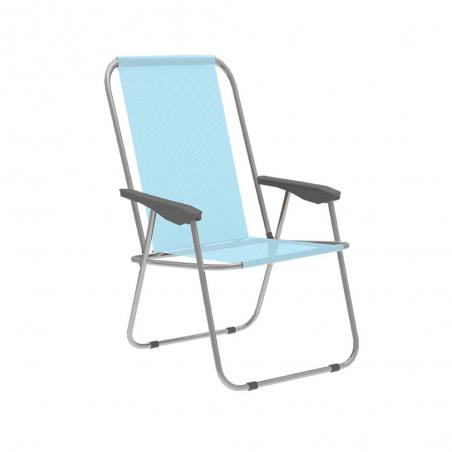 Marbueno Silla Plegable Color Azul para Playa y Piscina