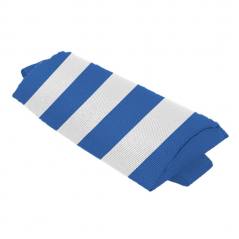 Marbueno Cojin Para Tumbona Color Rayas Blancas y Azules
