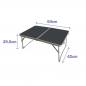 Mesa Plegable Color Gris Aluminio D13 Camping y Playa 64X42X29,5 cm MARBUENO SUMMER 10440G