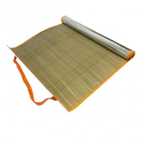 Marbueno Esterilla con Asas Aluminio Color Naranja 60x180 cm