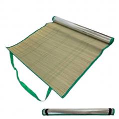 Esterilla Marbueno con asas de aluminio verde 60x180 cm