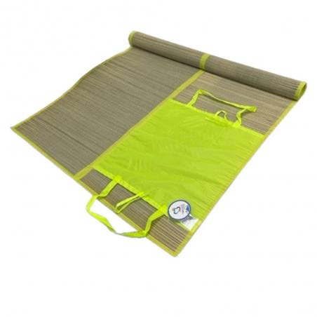 Marbueno Esterilla Con Asa y Bolsillo Color Amarillo 70x180 cm