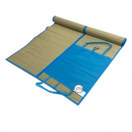 Esterilla con Asa y Bolsillo Color Azul 70x180 cm Marbueno Summer