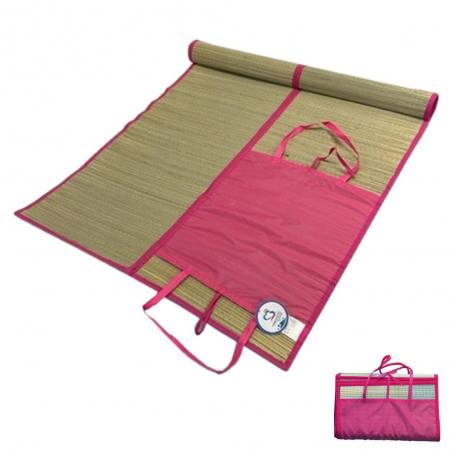 Marbueno Esterilla Con Asa y Bolsillo Color Rosa 70x180 cm