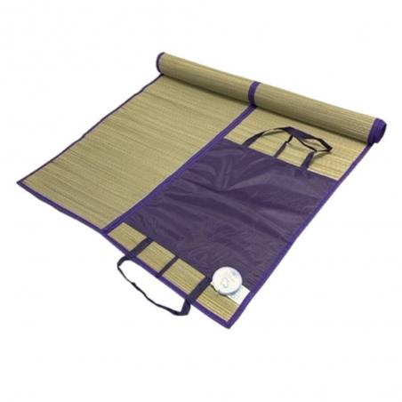 Marbueno Esterilla Con Asa y Bolsillo Color Morado 70x180 cm