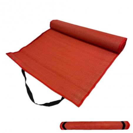 Esterilla Fibra Sintetica Color Rojo 90x180 cm Marbueno Summer