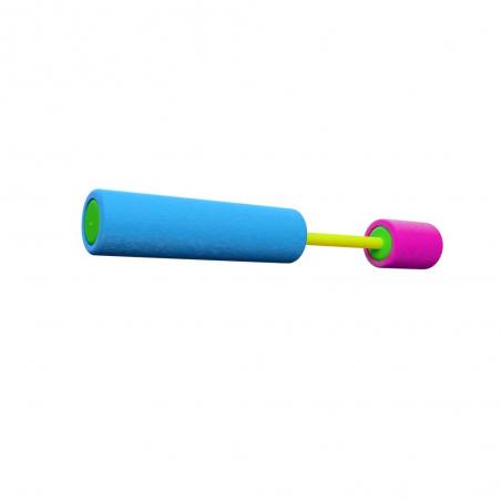 Foam suction water gun in blue and pink for summer play