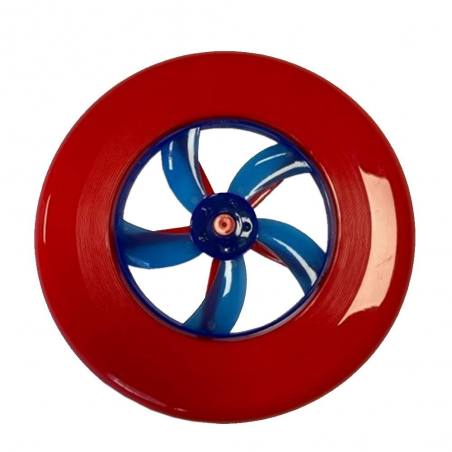 Red Flying Disc 22 cm for Garden and Beach