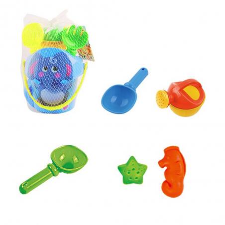 Conjunto Cubo Marbueno 22x15 cm para Praia ou Jardim