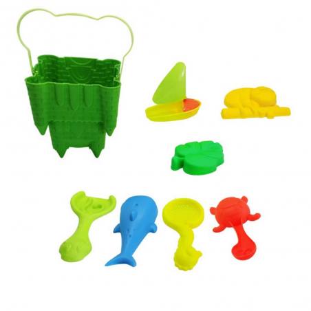 Marbueno conjunto cubo con accesorios color surtido playa