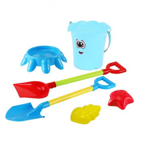 Marbueno blue bucket set for beach with accessories