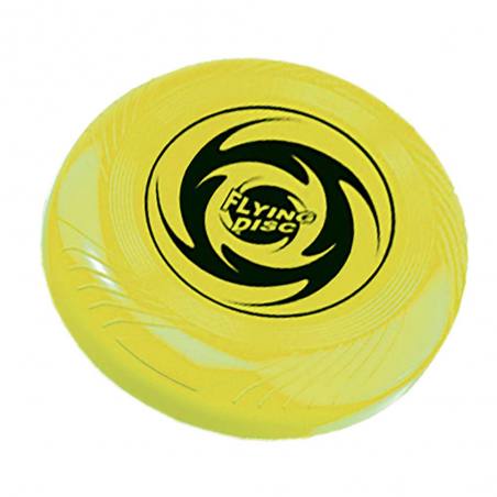 Disco Volador Marbueno Amarelo 25 cm para Jardim e Praia